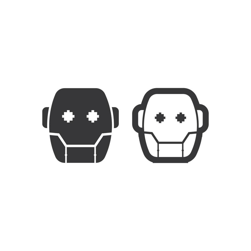 vector icono de robot