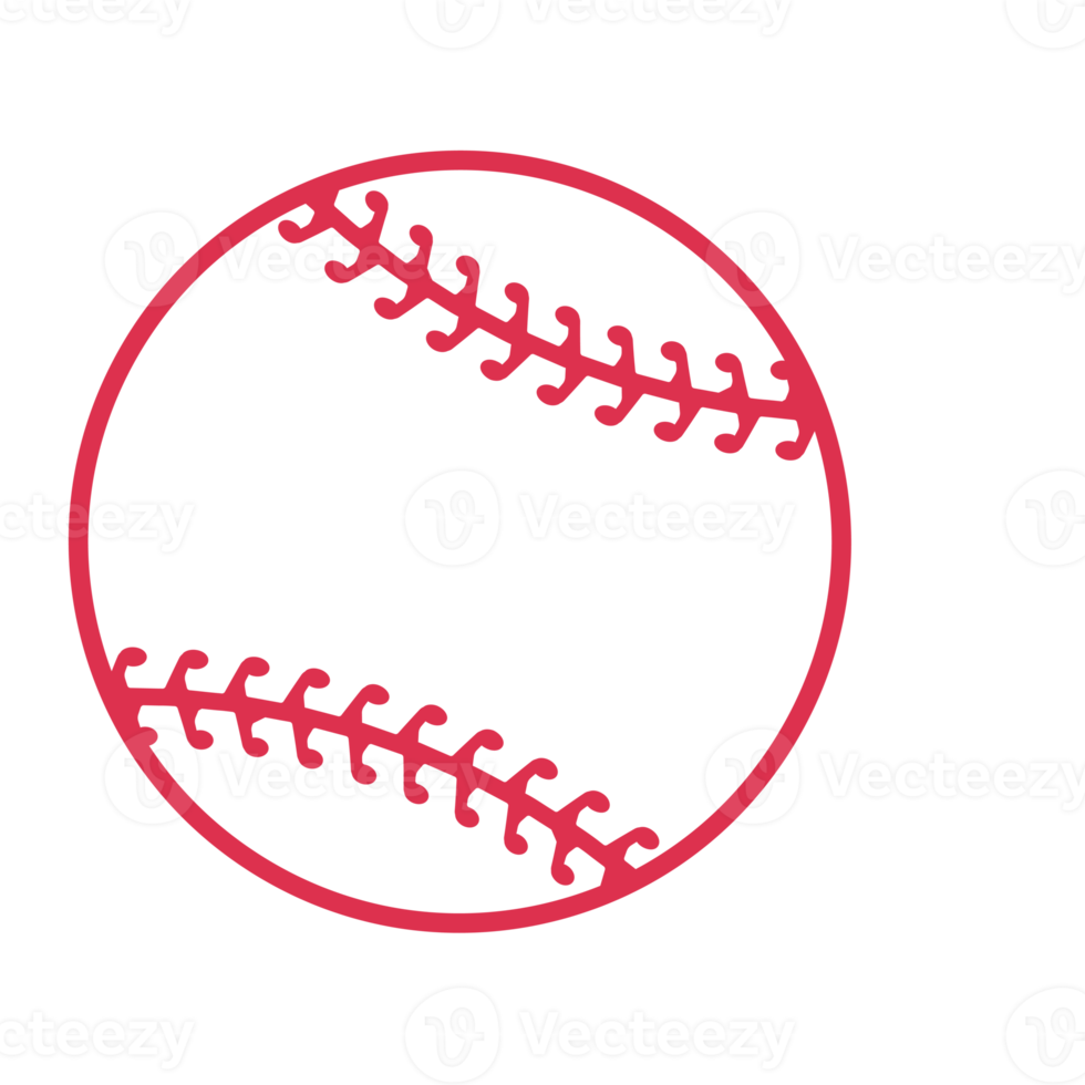 röd baseboll sy populär utomhus- sportslig evenemang png
