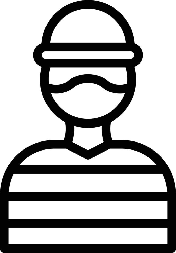 Vector Design Thief Icon Style