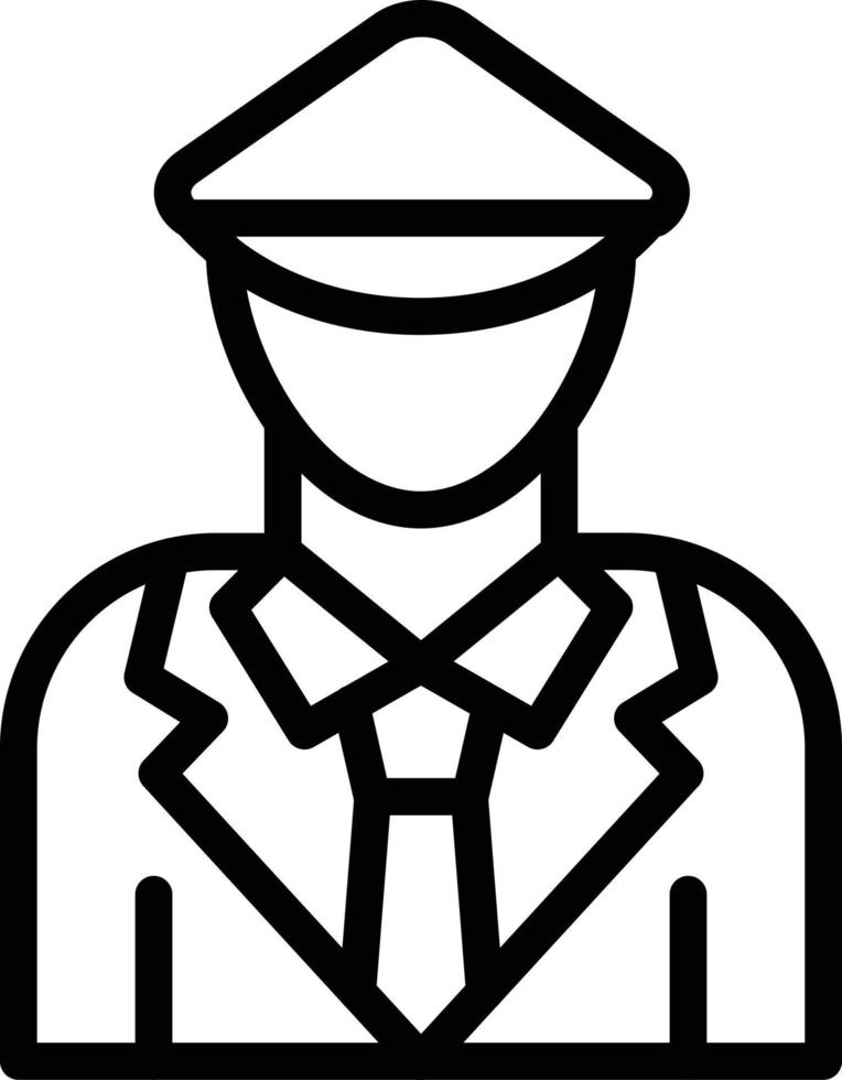 Pilot Vector Icon Style