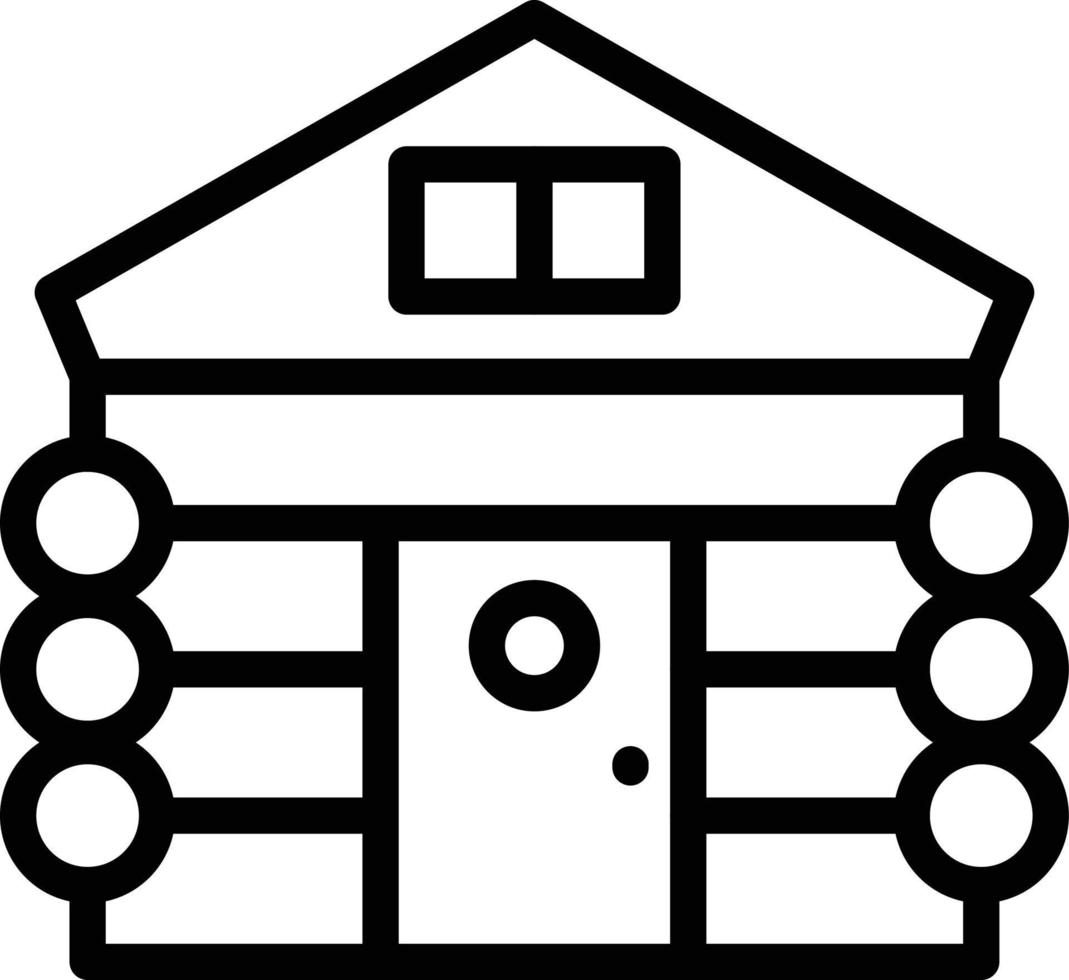 Cabin Vector Icon Style