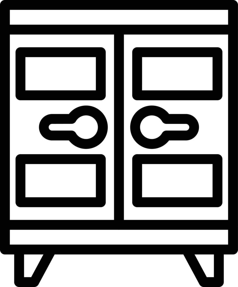 Locker Vector Icon Style