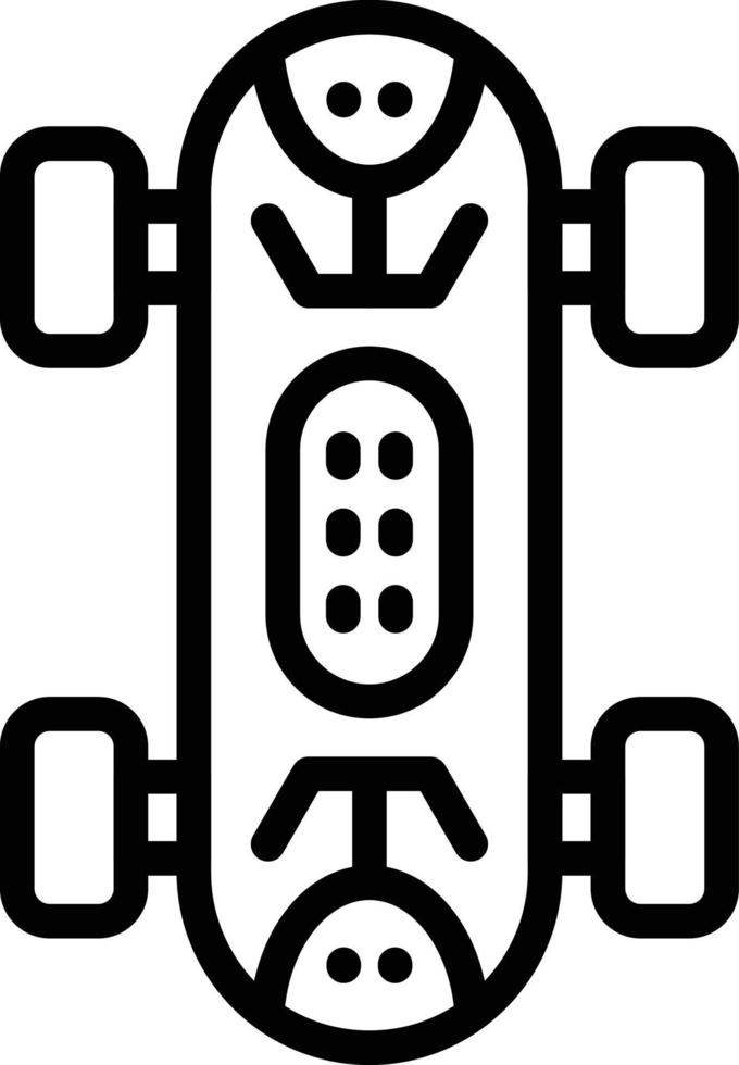 Skateboard Vector Icon Style
