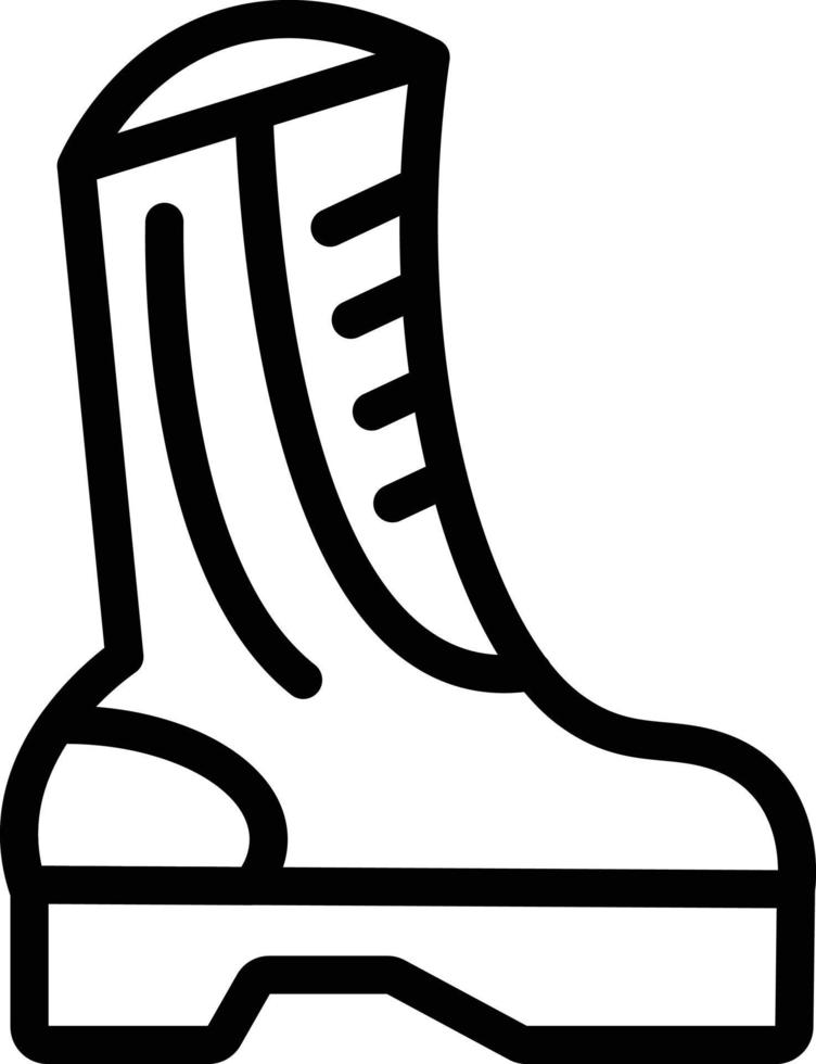Army Boots Vector Icon Style