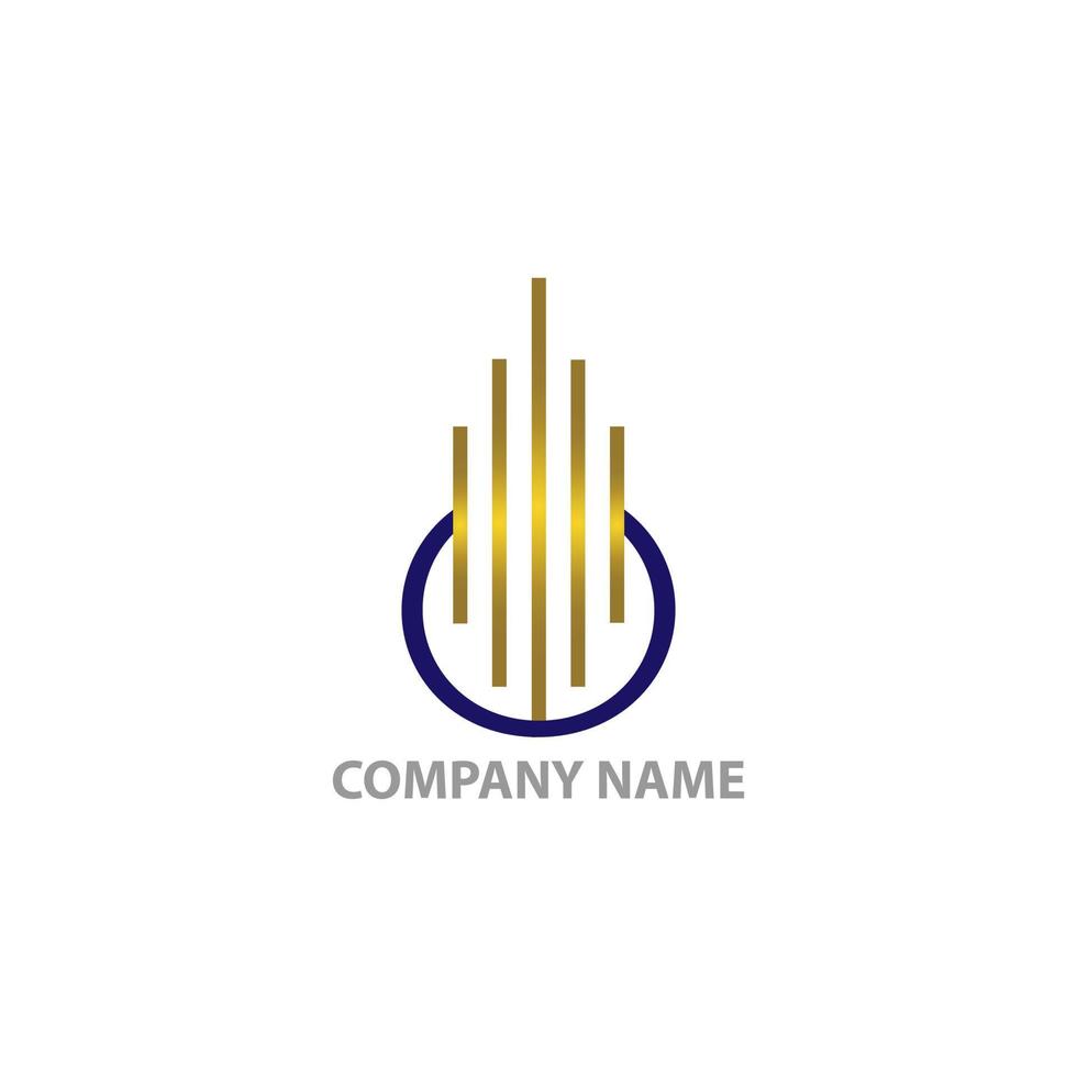 Real Estate Business Logo Template, Building, Property Development and Logo Design. vector