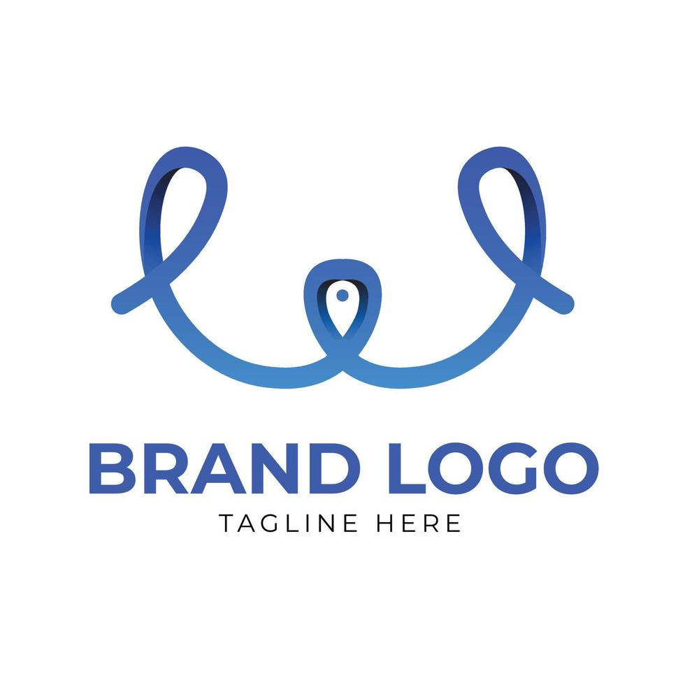 moderno letra logo diseño vector