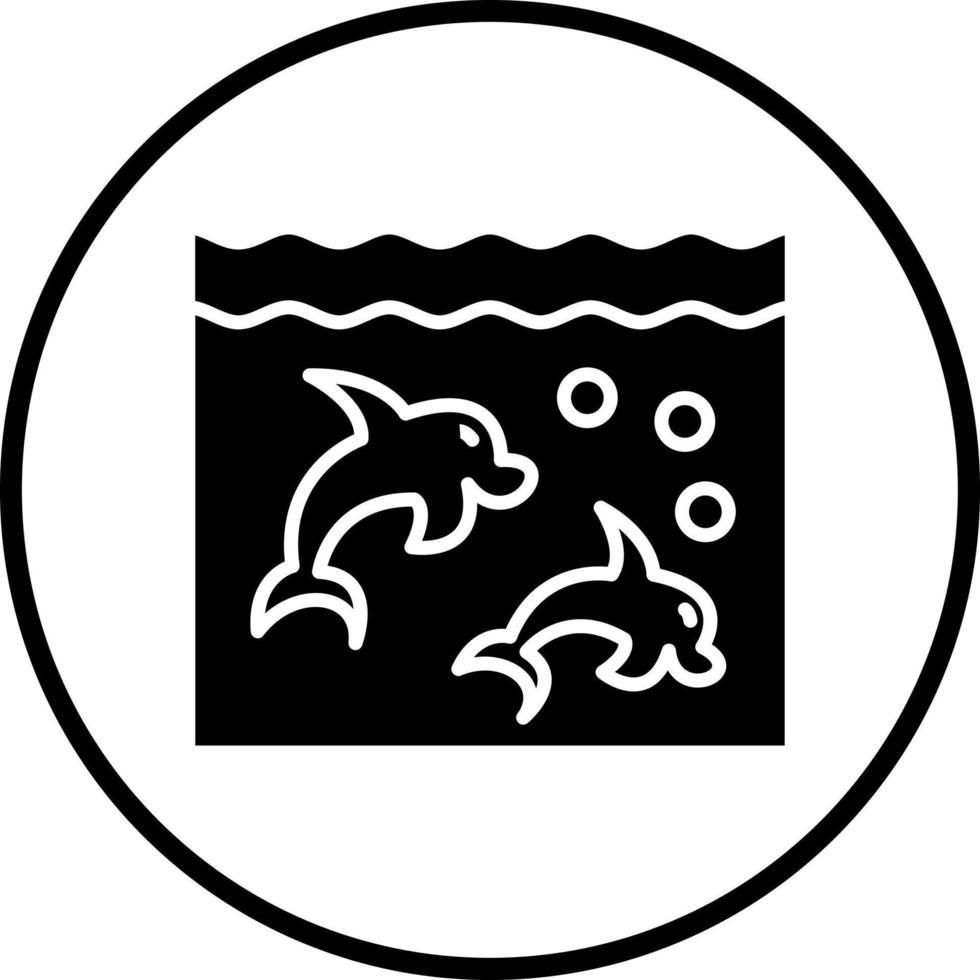 pescado vector icono estilo