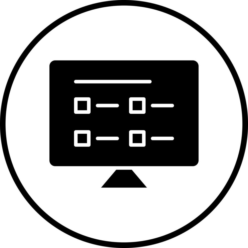 Online Exam Vector Icon Style