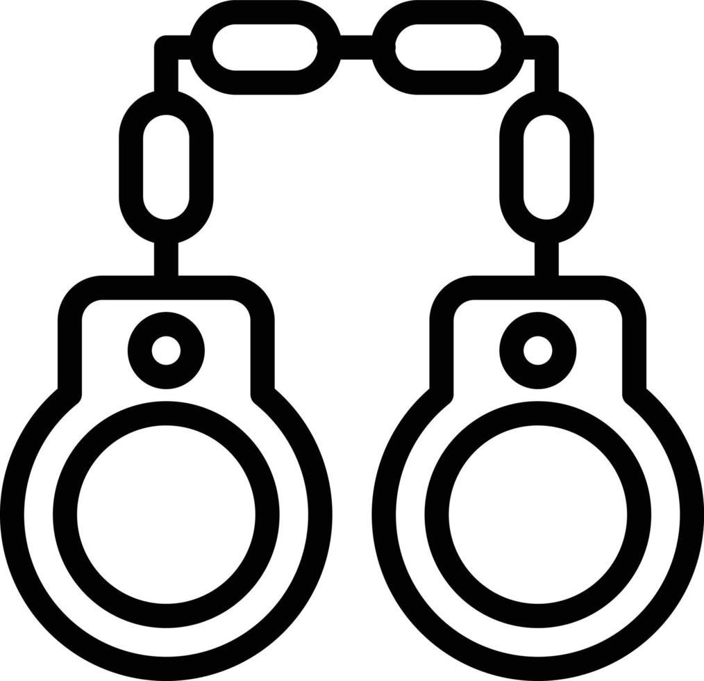 Vector Design Handcuffs Icon Style