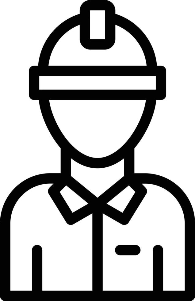Worker Vector Icon Style