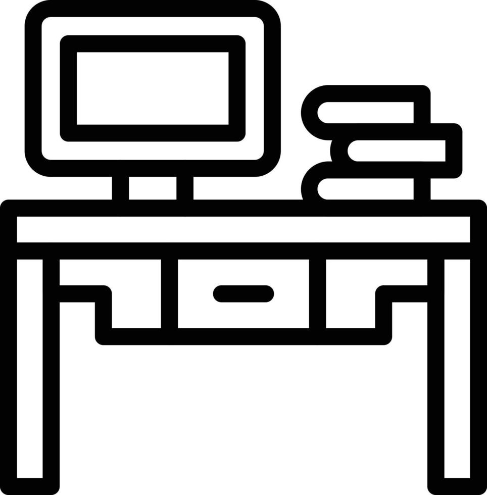 Desk Vector Icon Style