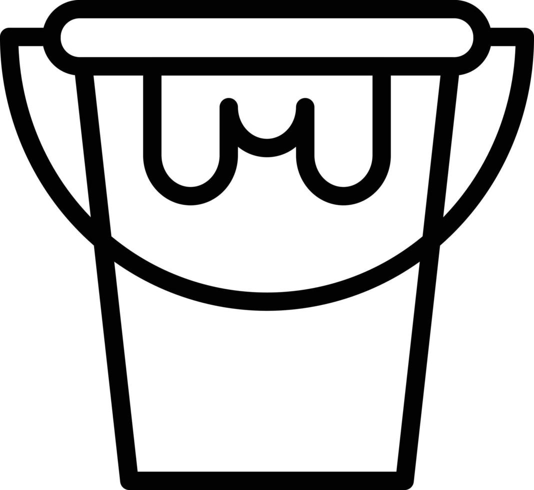 Paint Bucket Vector Icon Style