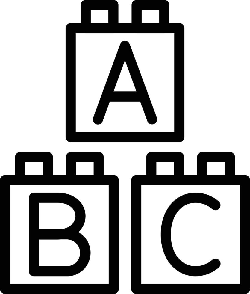 Blocks Vector Icon Style