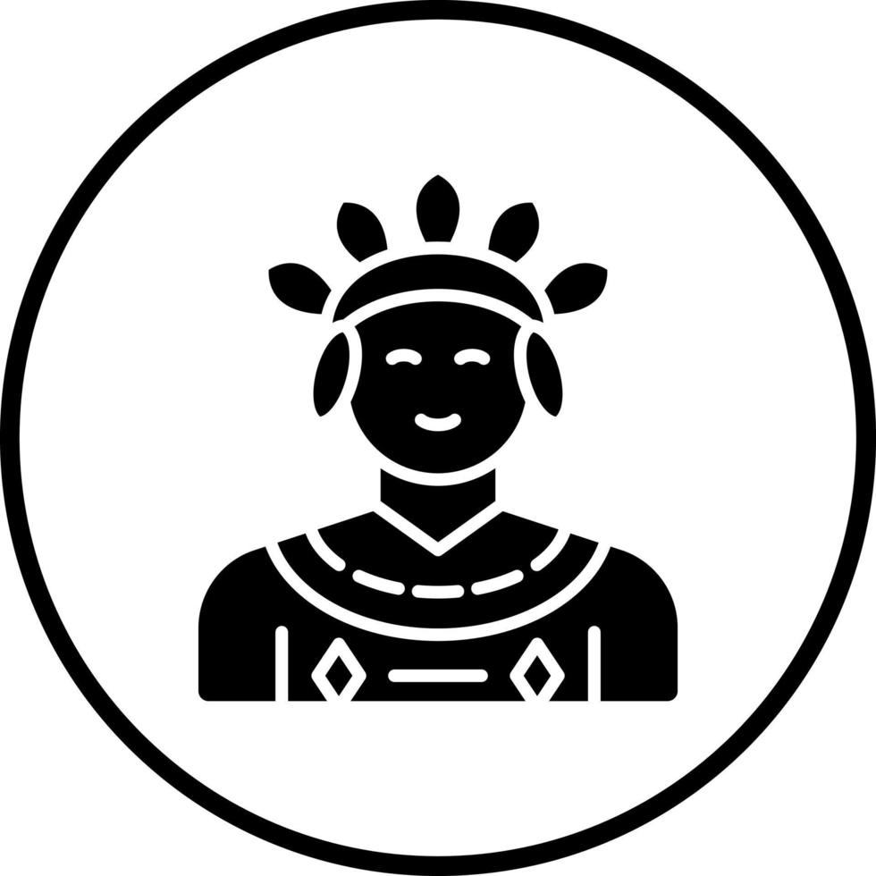 Shaman Vector Icon Style