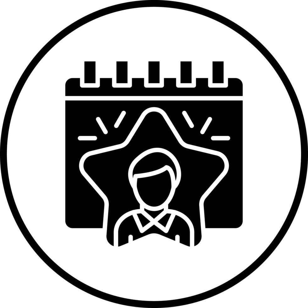 Employee of the Year Vector Icon Style