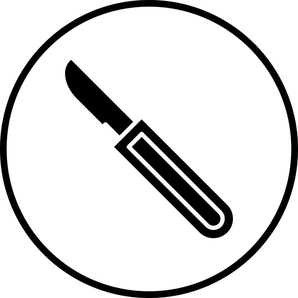 Scalpel Vector Icon Style
