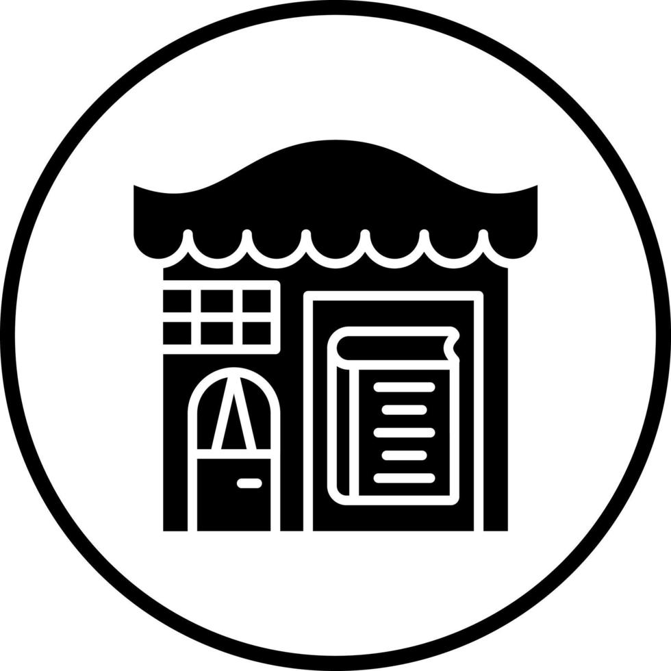 Book Shop Vector Icon Style