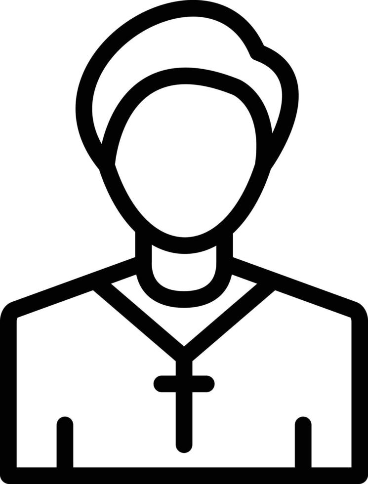 Vector Design Pastor Icon Style