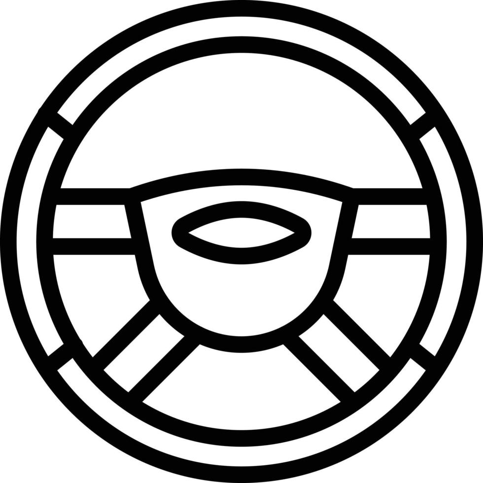 Vector Design Steering Wheel Icon Style