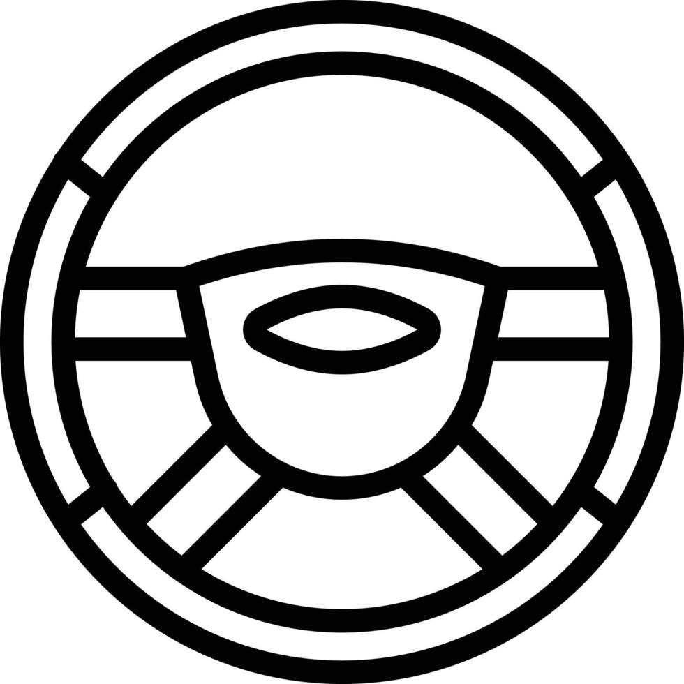 Vector Design Steering Wheel Icon Style