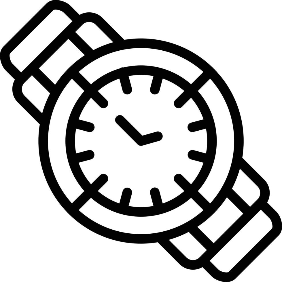 reloj de pulsera vector icono estilo