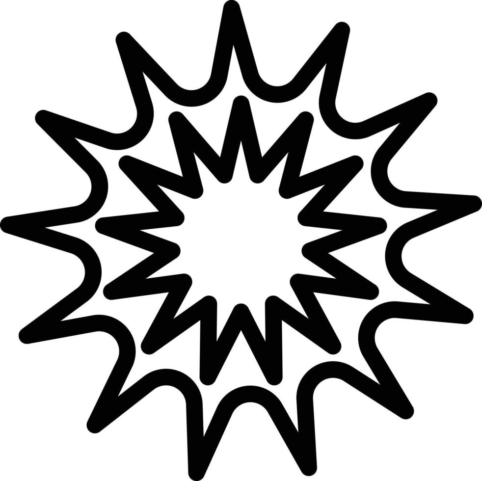 Explosion Vector Icon Style
