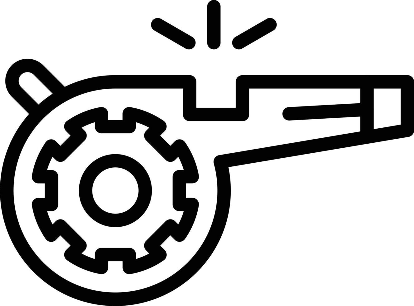 Whistle Vector Icon Style