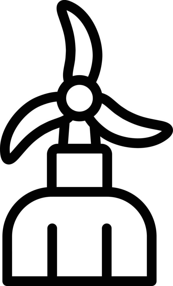 Windmill Vector Icon Style