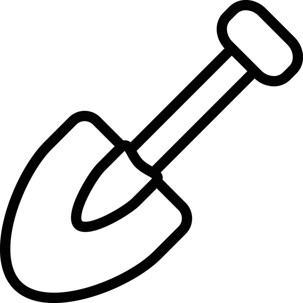 Shovel Vector Icon Style