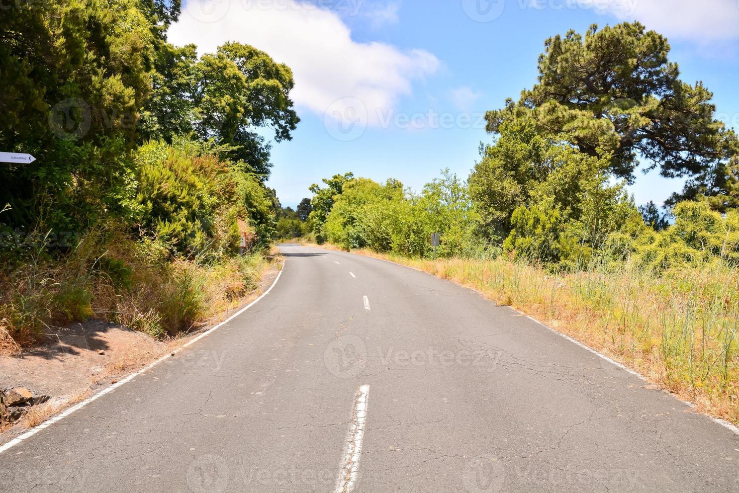 Road in the countryside photo