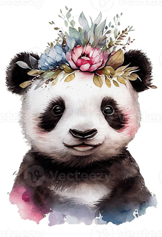 Dream Maker Panda Doudou Flower Petals
