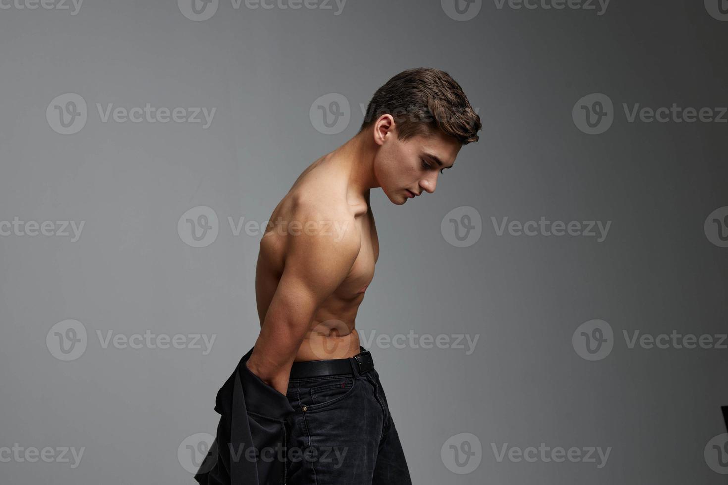 Handsome man portrait luxury lifestyle confidence studio photo