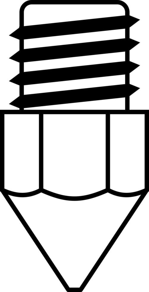 3d printer extruder nozzle icon vector