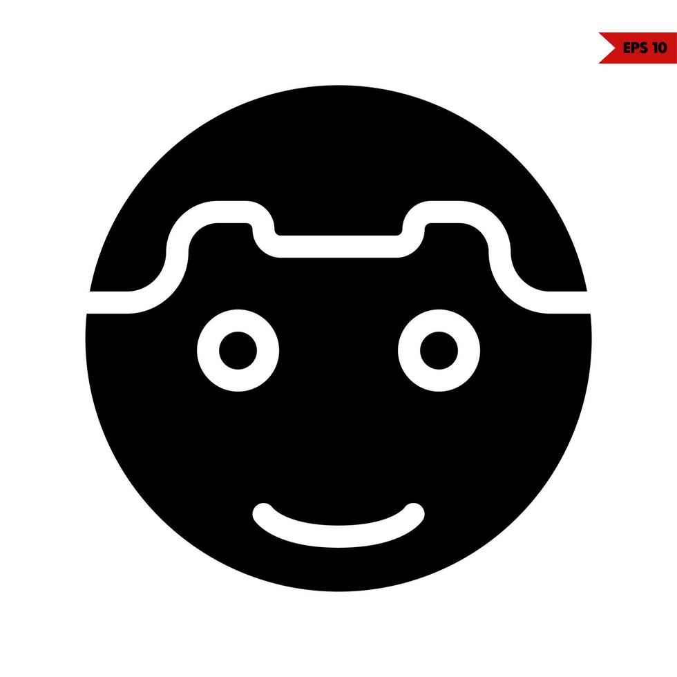 youth glyph  icon vector