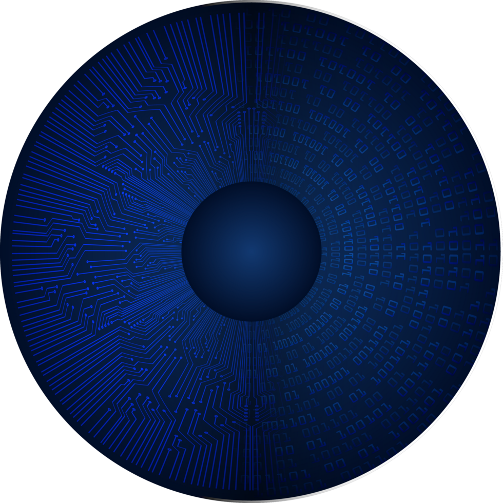 Augenausschnitt der modernen Technologie png