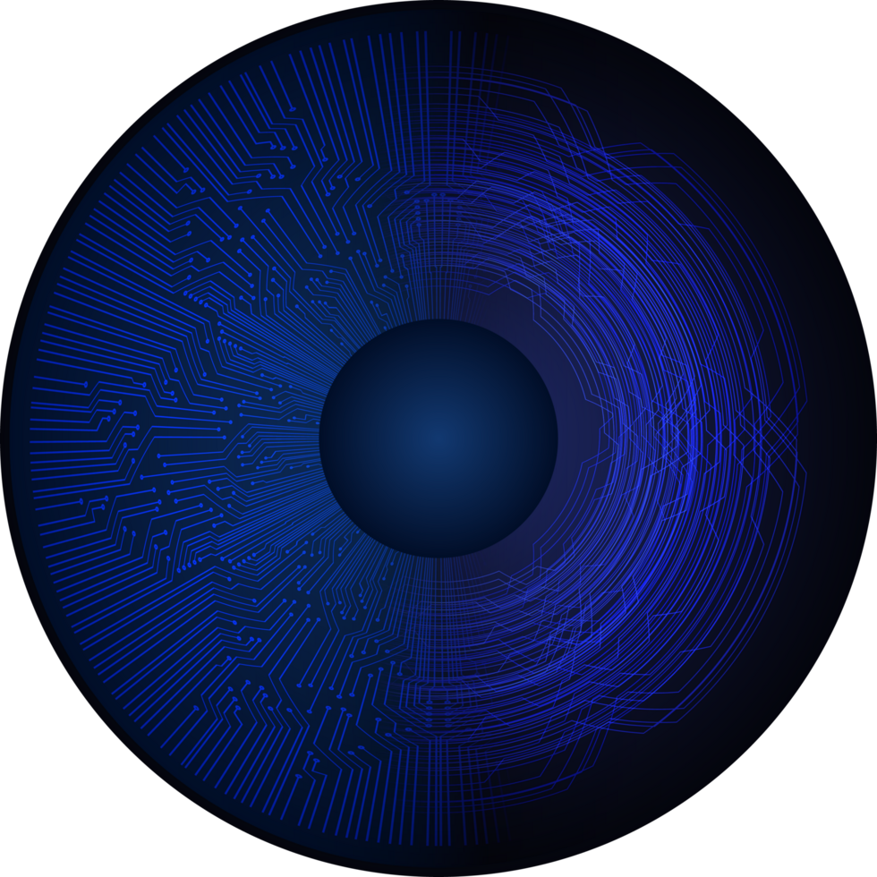 modern teknologi öga beskärning png