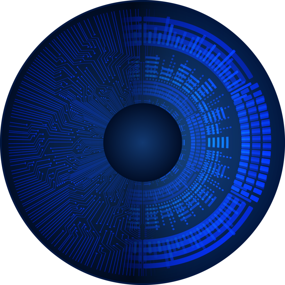 Modern Technology Eye Crop-out png