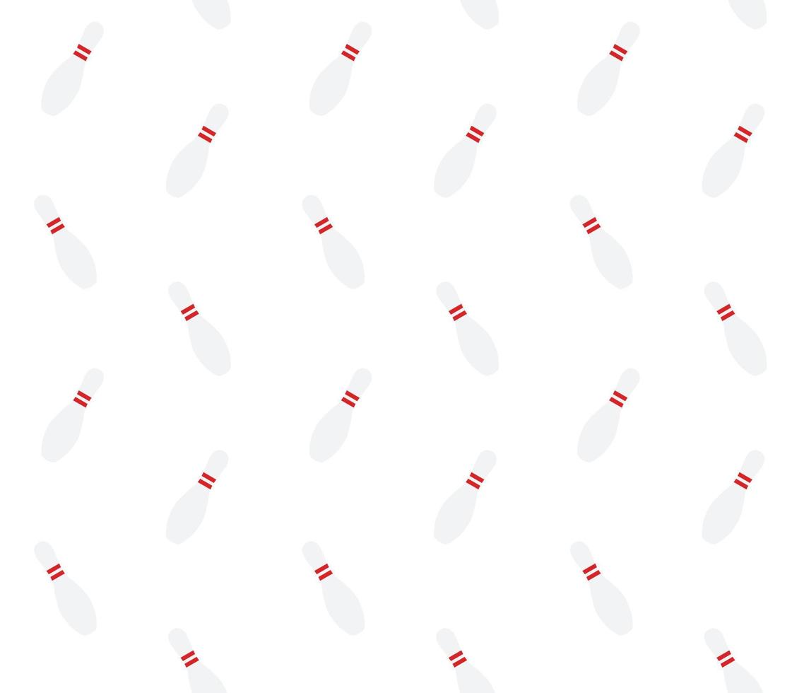 Seamless pattern of bowling vector