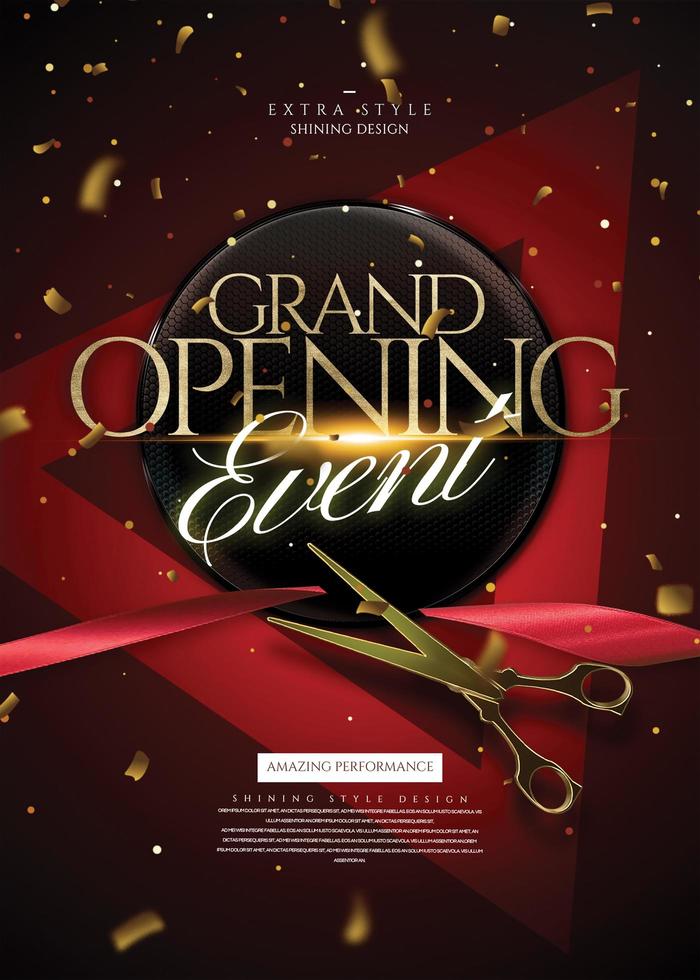 grand opening invitation card photo