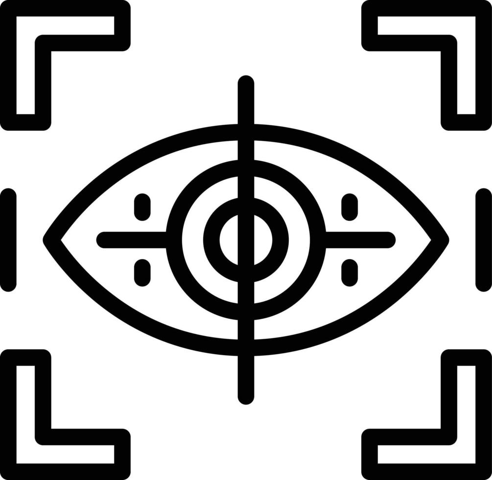 Vector Design Eye Tracking Icon Style