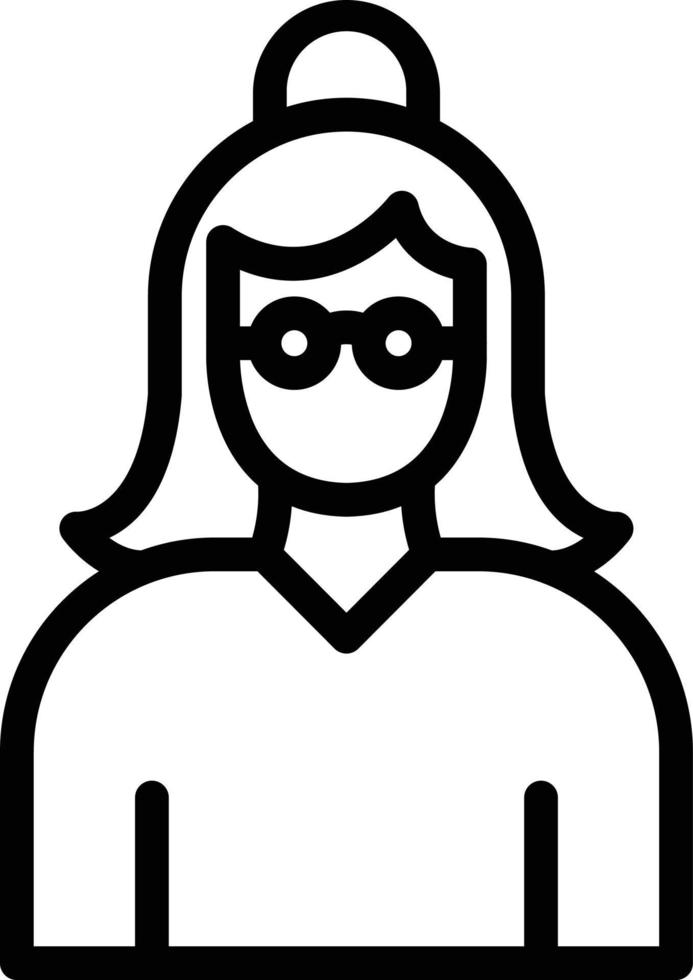 Grandmother Vector Icon Style