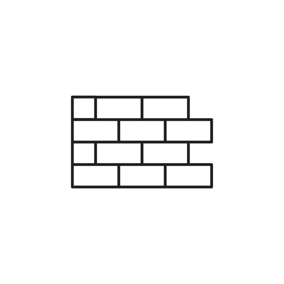 Brick vector for Icon Website, UI Essential, Symbol, Presentation