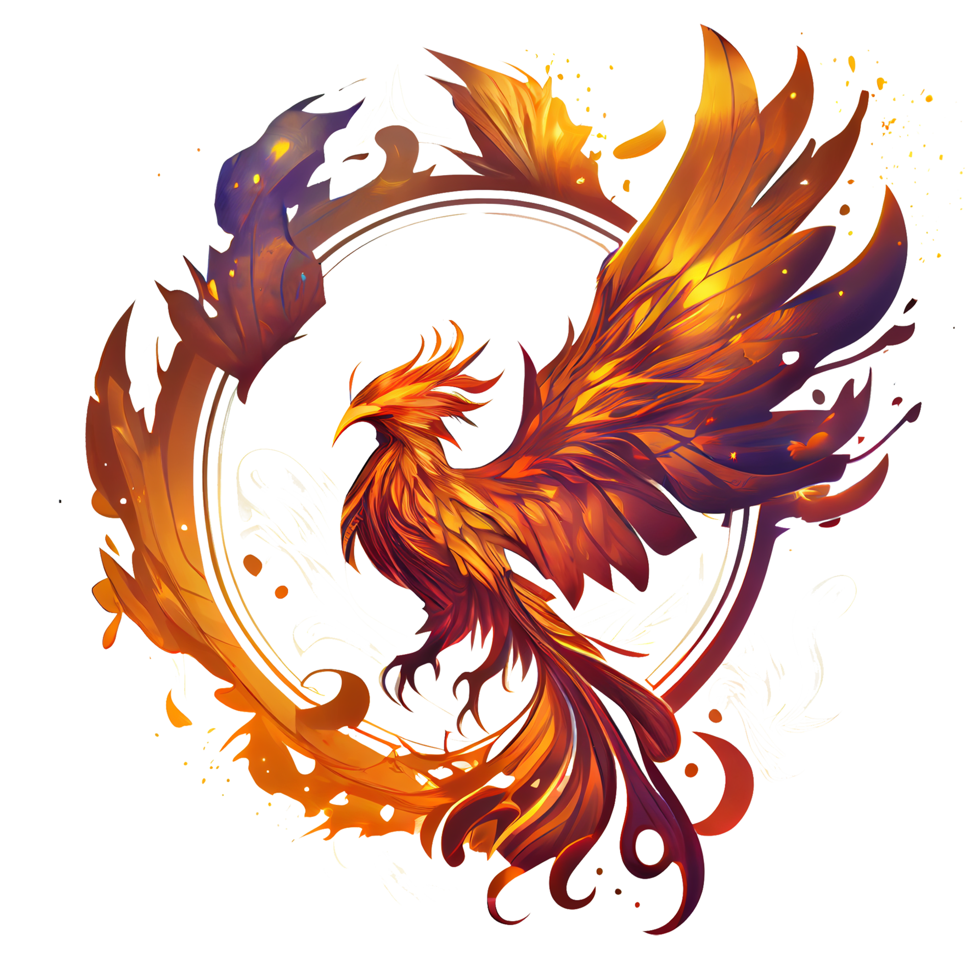 https://static.vecteezy.com/system/resources/previews/022/246/411/original/mystical-mythical-character-phoenix-phoenix-bird-on-a-transparent-background-phoenix-logo-generative-ai-png.png