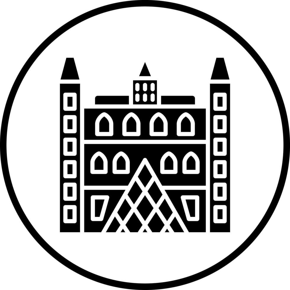 Louvre Vector Icon Style