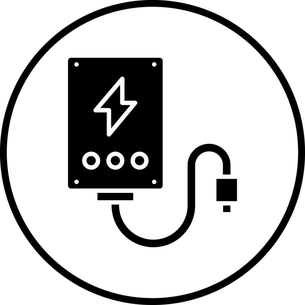 Powerbank Vector Icon Style