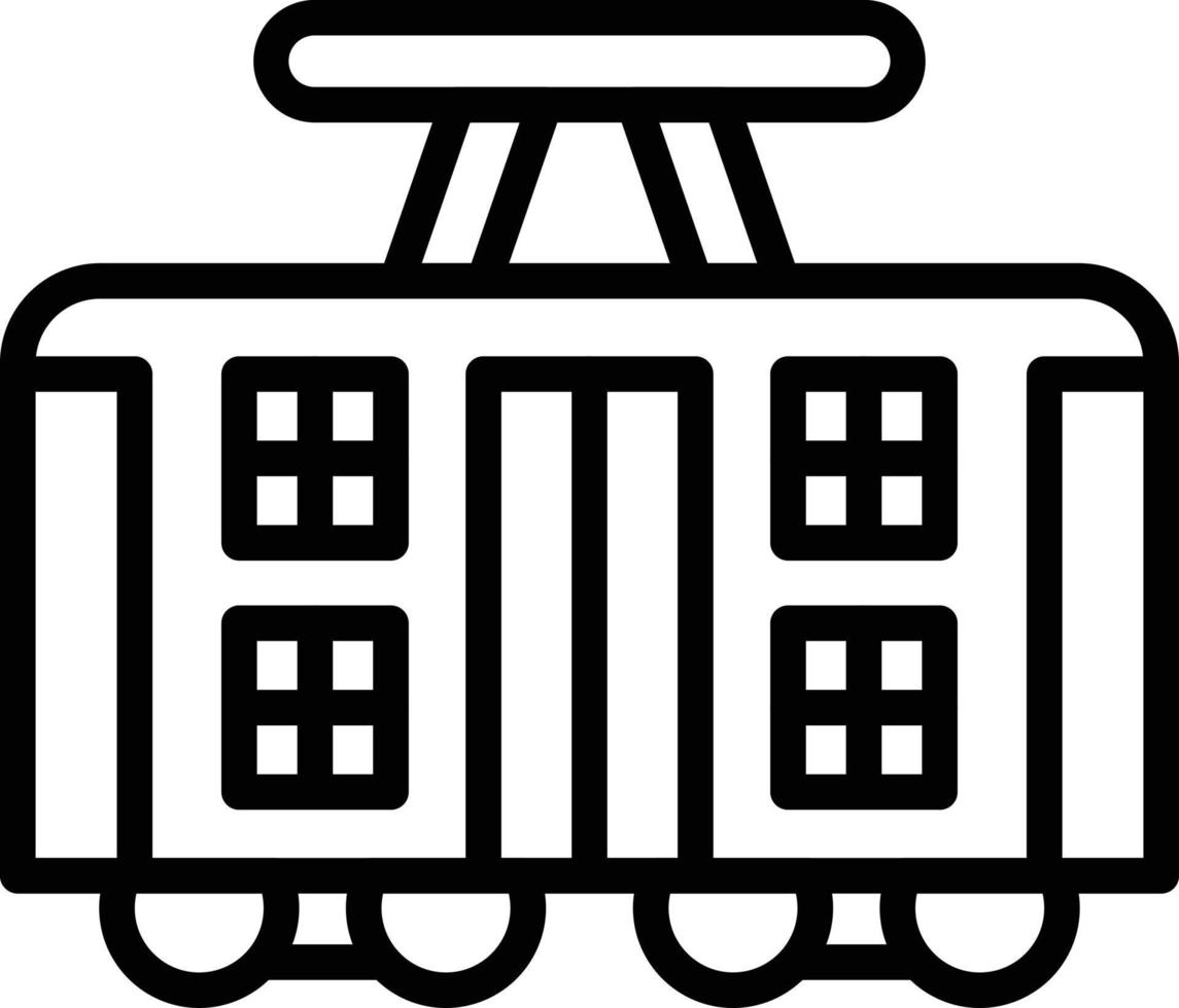 Vector Design Tram Icon Style