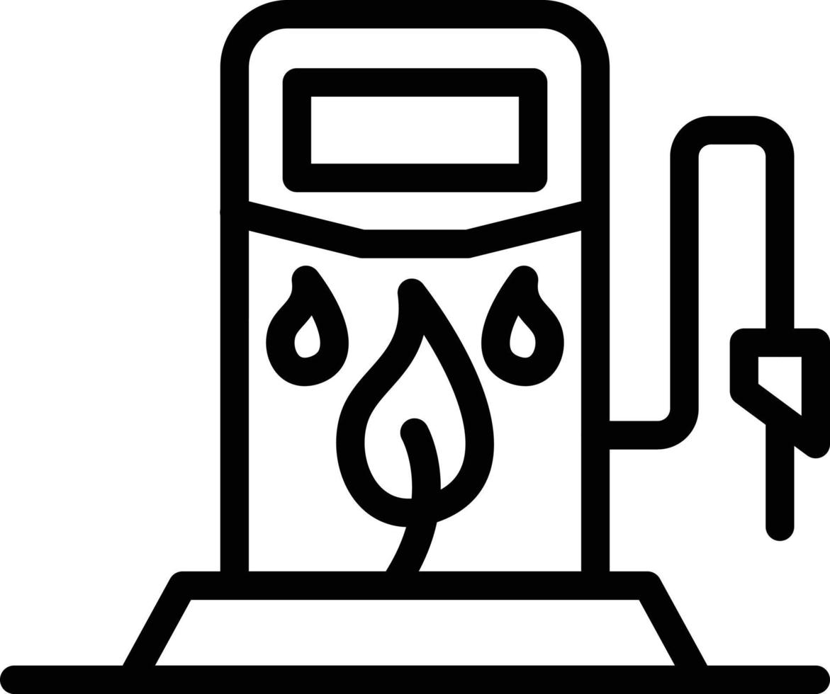 eco combustible vector icono estilo