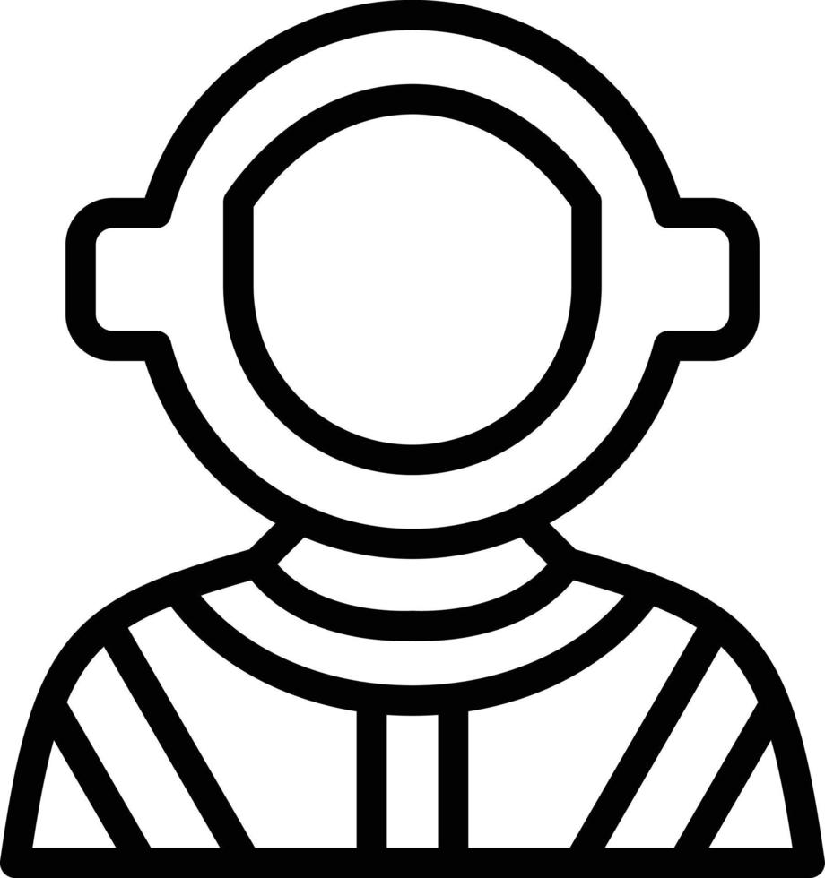 Astronaut Vector Icon Style