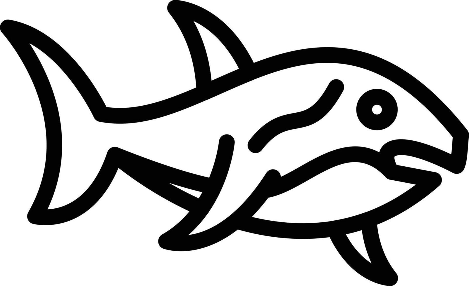 Shark Vector Icon Style