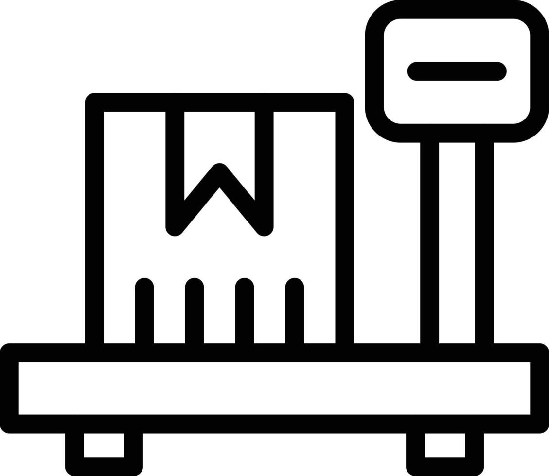 Parcel Weight Vector Icon Style